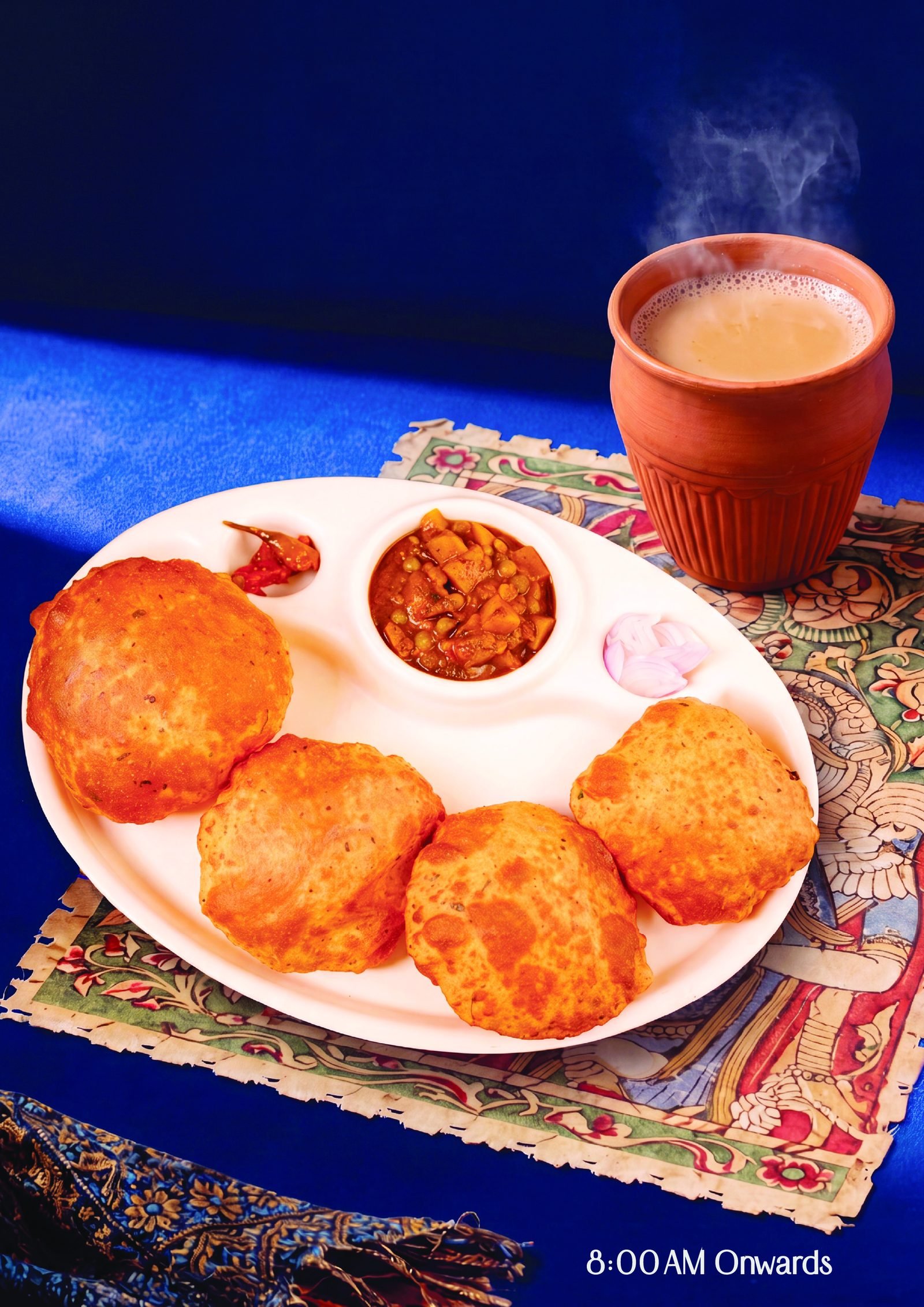 Breakfast, 8:00 AM onwards